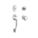 Baldwin Reserve SCCOLXROUTRR260 Single Cylinder Columbus Handleset Round Knob and Traditional Round Rose with 6AL Latch and Dual Strike Bright Chrome Finish - NA - NA