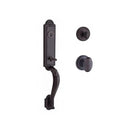 Baldwin Reserve SCELIXELLTRR112 Single Cylinder Elizabeth Handleset Ellipse Knob and Traditional Round Rose with 6AL Latch and Dual Strike Venetian Bronze Finish - NA - NA