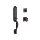 Baldwin Reserve SCELIXROUTSR112 Single Cylinder Elizabeth Handleset Round Knob and Traditional Square Rose with 6AL Latch and Dual Strike Venetian Bronze Finish - NA - NA