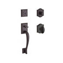 Baldwin Reserve SCNAPXELLTAR112 Single Cylinder Napa Handleset Ellipse Knob and Traditional Arch Rose with 6AL Latch and Dual Strike Venetian Bronze Finish - NA - NA