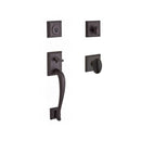 Baldwin Reserve SCNAPXELLTSR112 Single Cylinder Napa Handleset Ellipse Knob and Traditional Square Rose with 6AL Latch and Dual Strike Venetian Bronze Finish - NA - NA