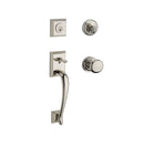 Baldwin Reserve SCNAPXROUTRR141 Single Cylinder Napa Handleset Round Knob and Traditional Round Rose with 6AL Latch and Dual Strike Bright Nickel Finish - NA - NA