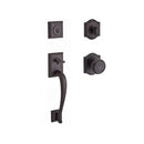 Baldwin Reserve SCNAPXTRATAR112 Single Cylinder Napa Handleset Traditional Knob and Traditional Arch Rose with 6AL Latch and Dual Strike Venetian Bronze Finish - NA - NA