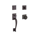 Baldwin Reserve SCNAPXTRATSR112 Single Cylinder Napa Handleset Traditional Knob and Traditional Square Rose with 6AL Latch and Dual Strike Venetian Bronze Finish - NA - NA