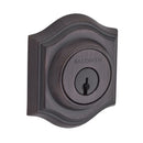 Baldwin Reserve SCTAD112 Single Cylinder Traditional Arch Deadbolt with 6AL Latch and Dual Strike Venetian Bronze Finish - Venetian Bronze - NA