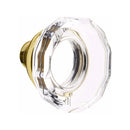 Emtek F20 Function Adelaide Mortise Handleset with Lowell Glass Knob