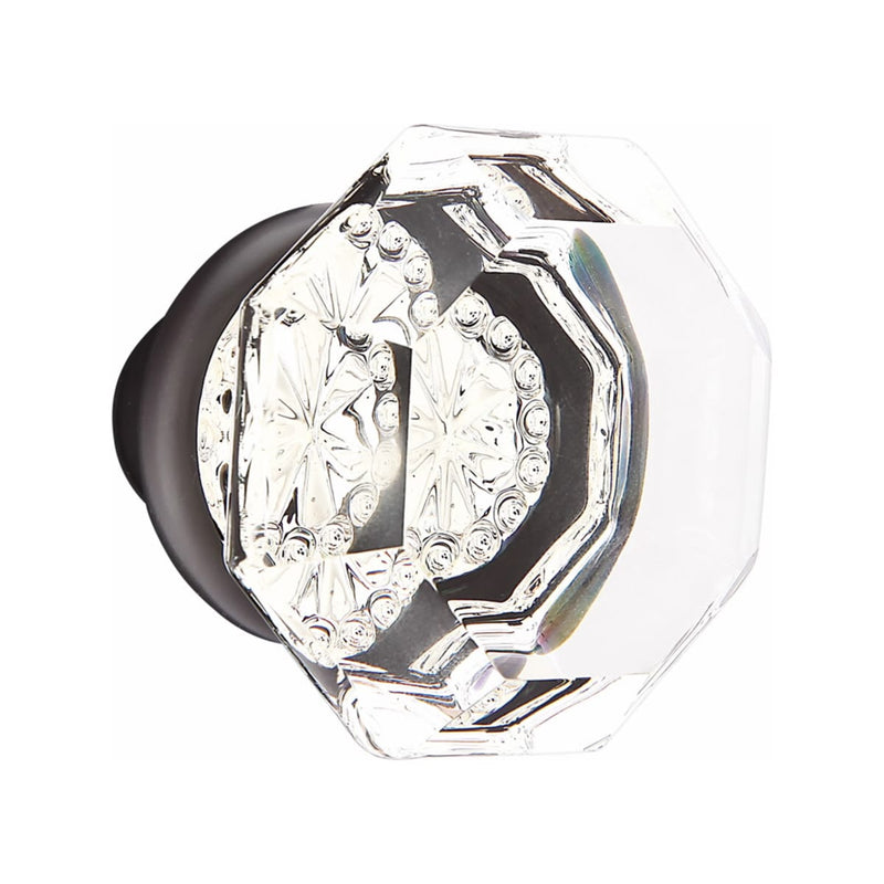 Emtek F20 Function Adelaide Mortise Handleset with Old Town Glass Knob