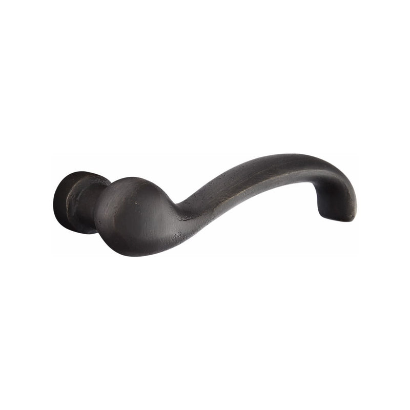 Emtek Rustic Modern Rectangular Full Length Tubular Handleset with Teton Lever