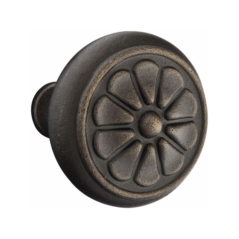 Emtek Octagon Tubular Handleset with Petal Knob