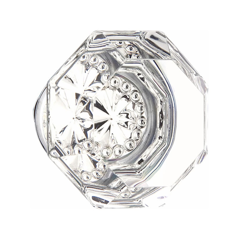 Emtek Dummy Brisbane Mortise Handleset with Old Town Glass Knob